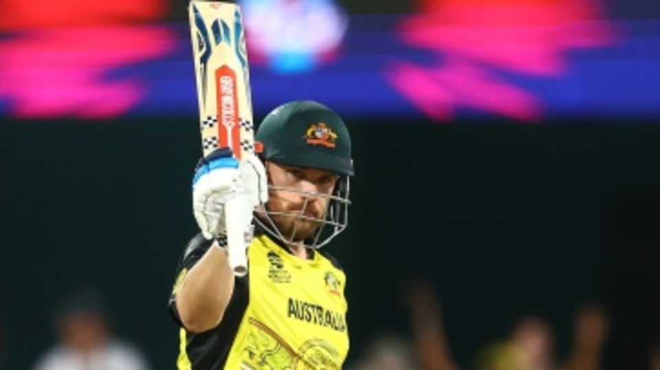 Aaron Finch scored his first fifty in T20 World Cups since 2014