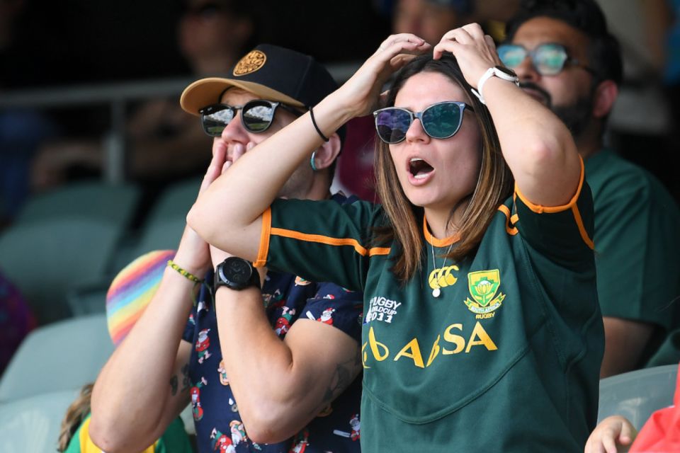 Not what the South African fans were expecting to see - a loss versus Netherlands