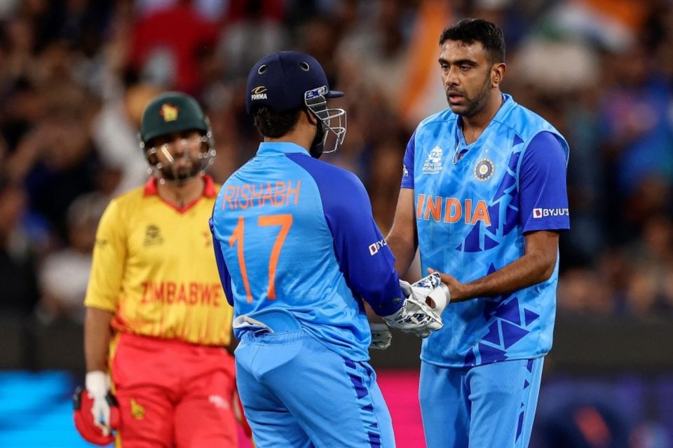 Pant got his first game of the World Cup, while Ashwin found his groove picking up 3 for 22