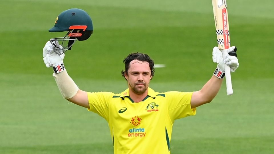Travis Head brought up his hundred off just 91 balls