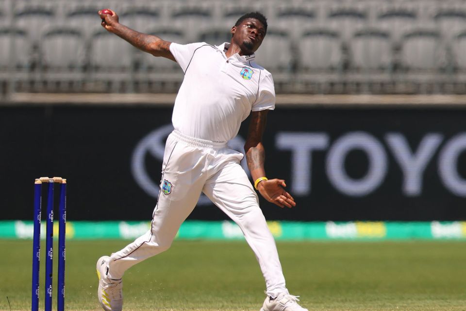 Alzarri Joseph raised the pitch in the first Test with a hostile spell on the fourth day