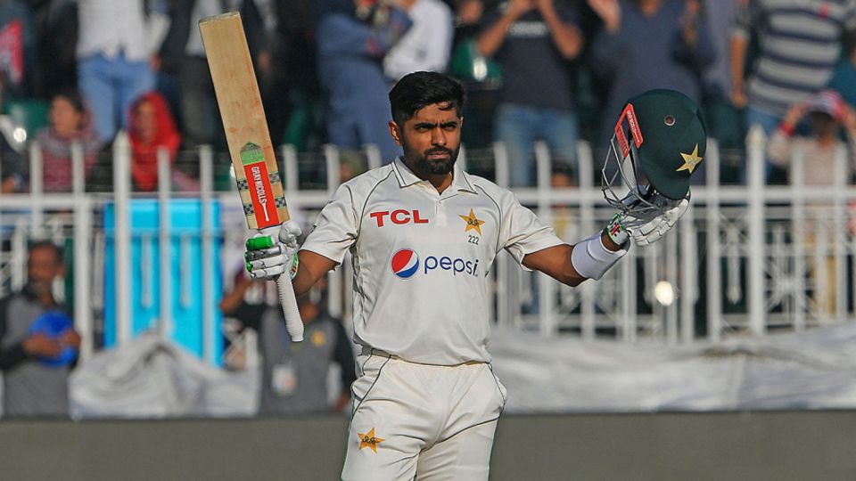 Babar Azam recorded his eighth Test hundred