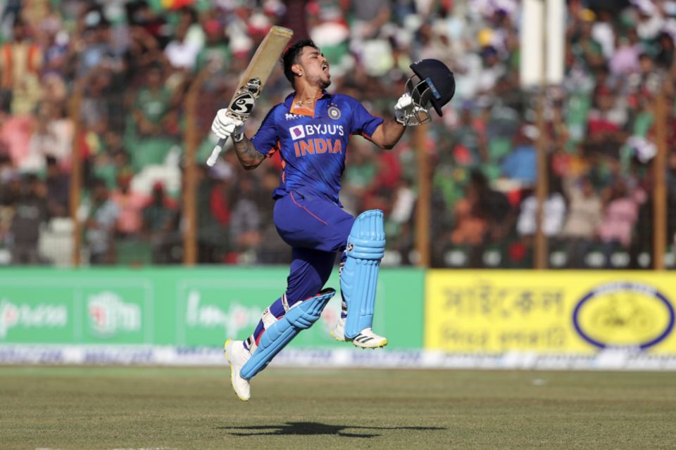 Ishan Kishan overtook Chris Gayle's record for the fastest ODI double-hundred, getting there in 12 fewer balls