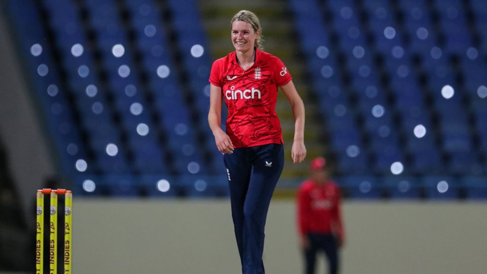 Lauren Bell claimed 3 for 26 to set the tone for England