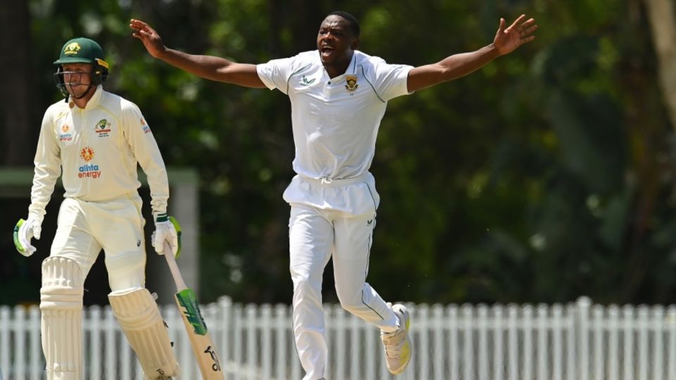 Kagiso Rabada and Lungi Ngidi caused CA XI some trouble