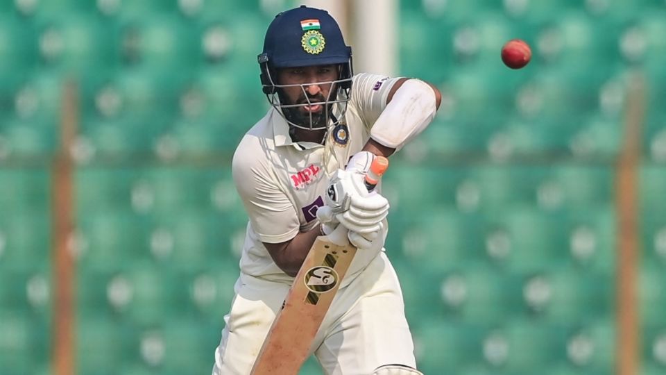 [File photo] Cheteshwar Pujara scored his 60th first-class century, in the Duleep Trophy match between West Zone and Central Zone