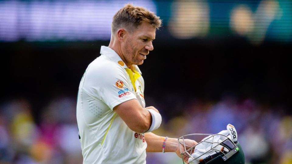 David Warner bagged a golden duck