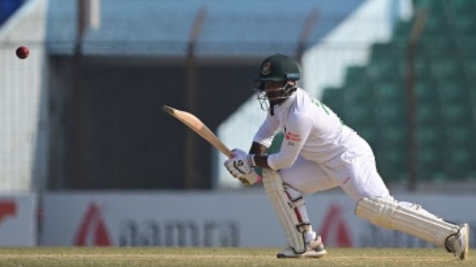 Zakir Hasan looks on