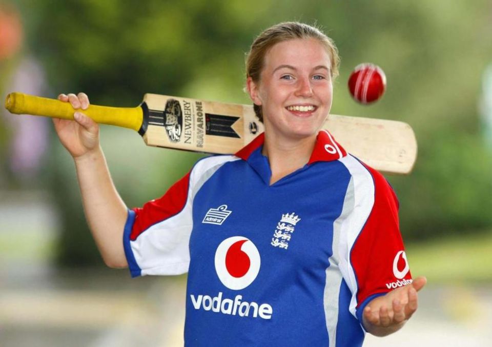 Holly Colvin was not yet 16 when she made her debut for England