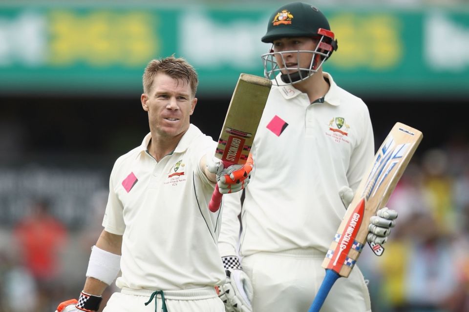 Warner smashed a hundred before lunch against Pakistan in 2017. In the same innings, Renshaw made his career-best 184