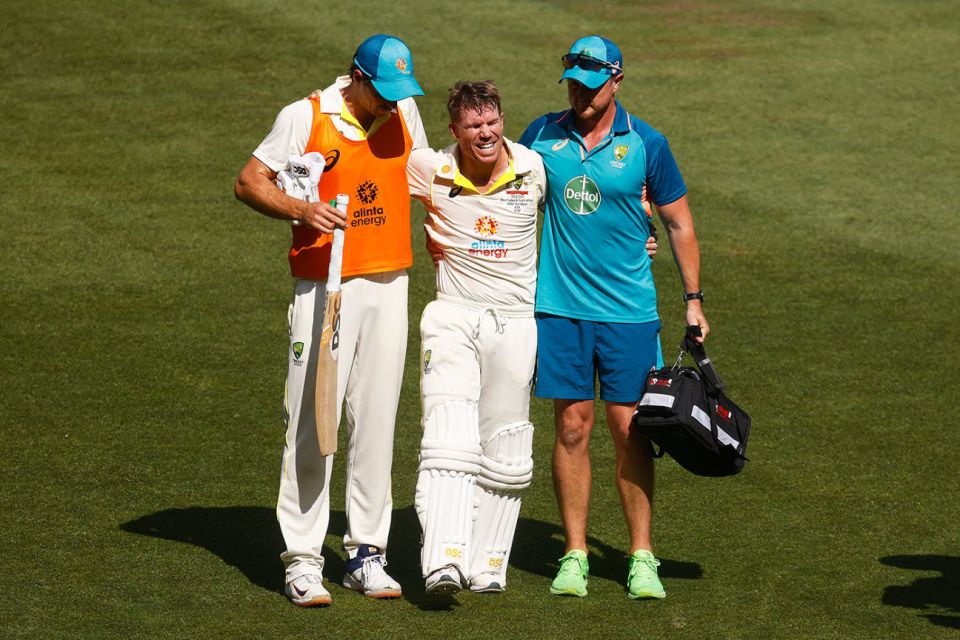 South Africa found no way past David Warner, but the high-intensity innings finally took its toll