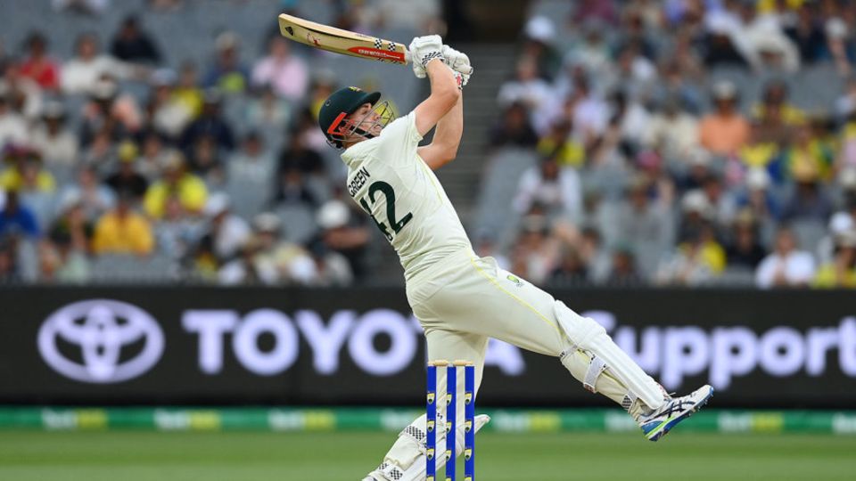 The stroke that took Cameron Green to his half-century