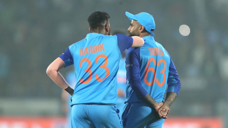 Hardik Pandya and Suryakumar Yadav remain captain and vice-captain of India's T20I squad