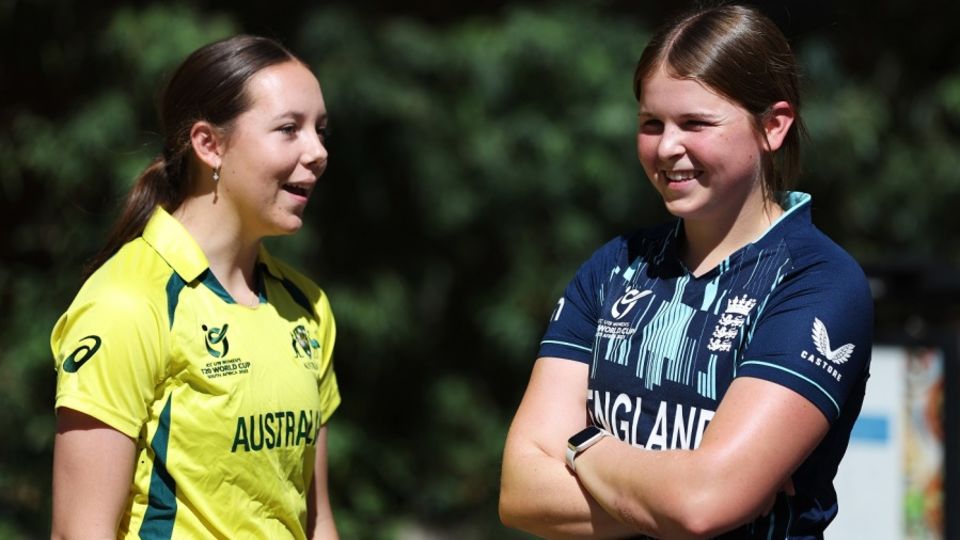 Rhys McKenna and Grace Scrivens share a laugh