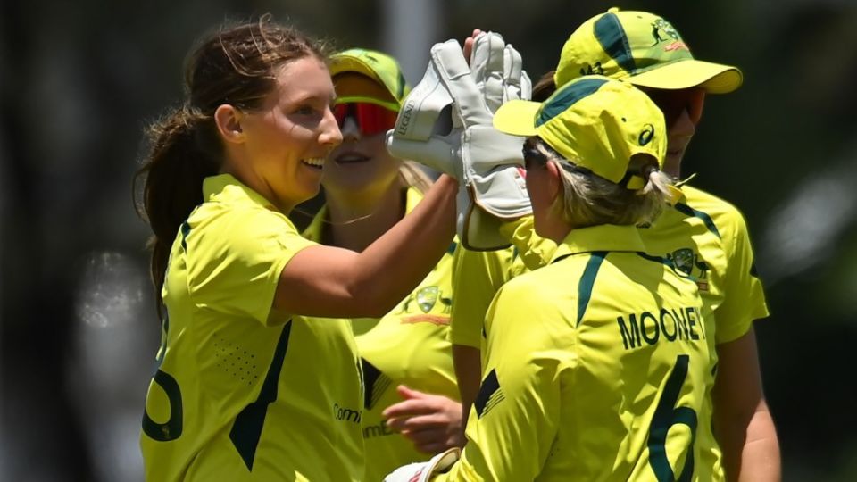 Darcie Brown led Australia's attack