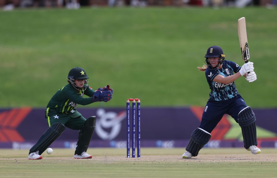 MacDonald Gay made an unbeaten 35 in England's win over Pakistan at the World Cup