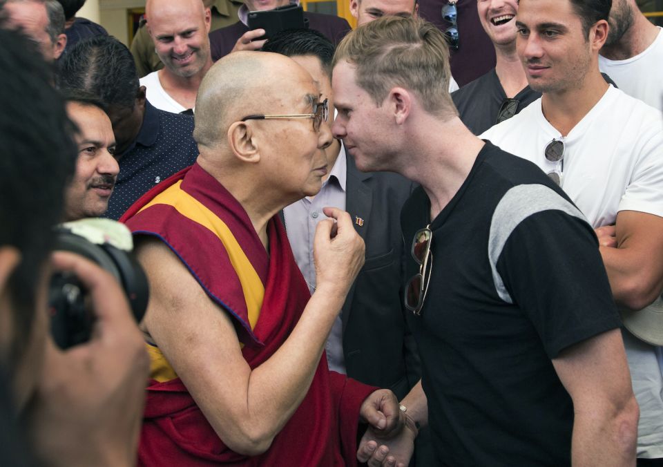 Give peace a chance: Smith and the Dalai Lama see eye to eye