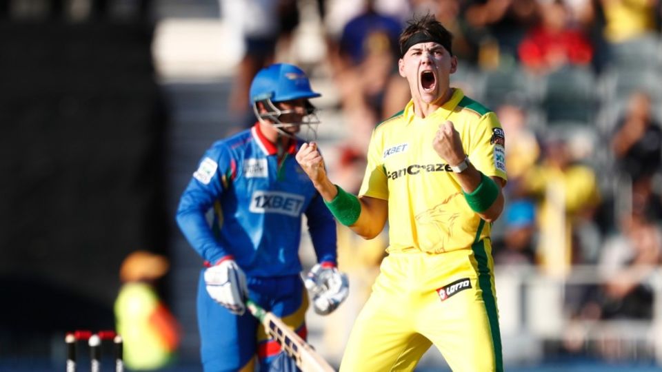 Gerald Coetzee was among the go-to bowlers for Jo'burg Super Kings in the inaugural SA20