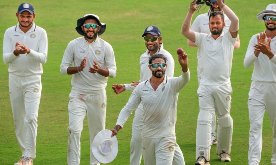 Ravindra Jadeja picked up 7 for 53 in the second innings