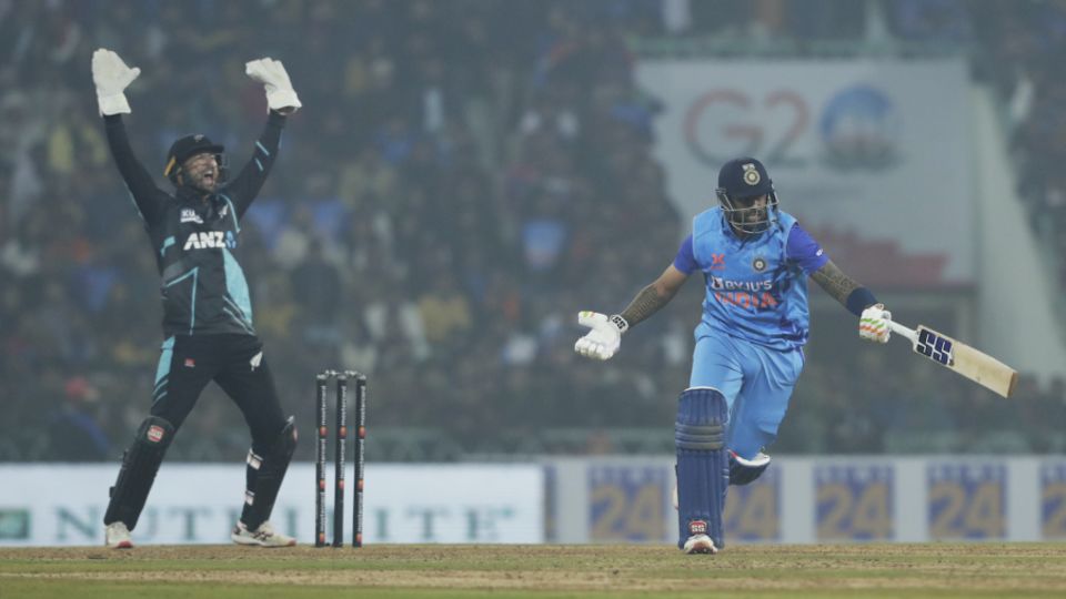 India chased down the target of 100 with only one ball to spare in Lucknow