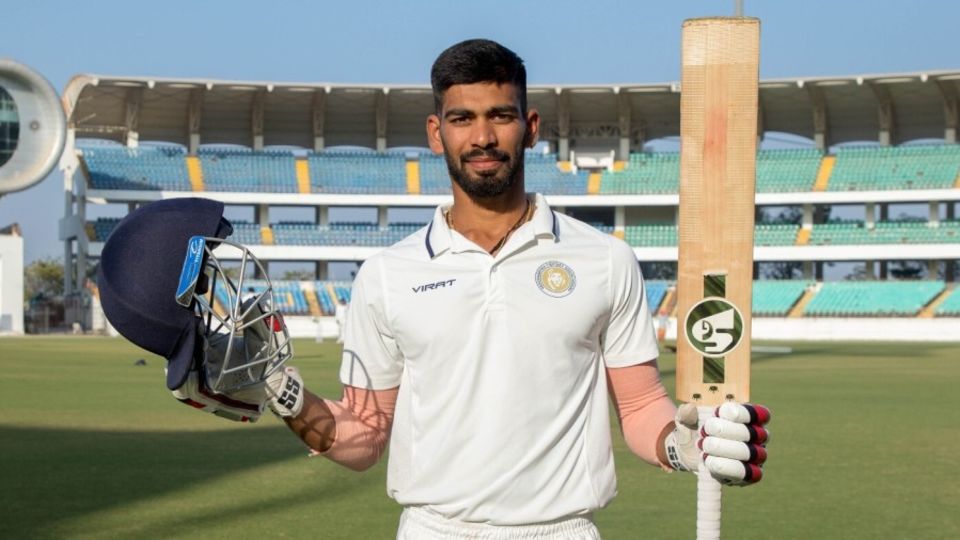 Parth Bhut starred with both bat and ball