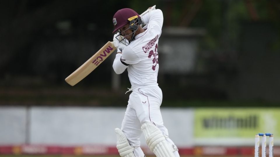 Tagenarine Chanderpaul is back after last playing a Test match in January 2024