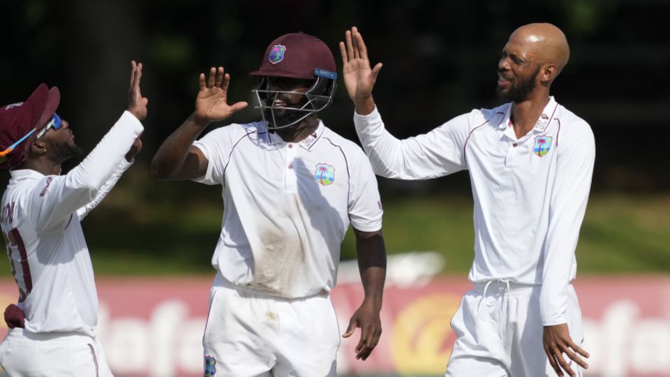 Roston Chase picked up a couple of wickets in the second innings