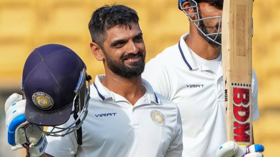 Arpit Vasavada converted his 11th first-class ton into a double-hundred
