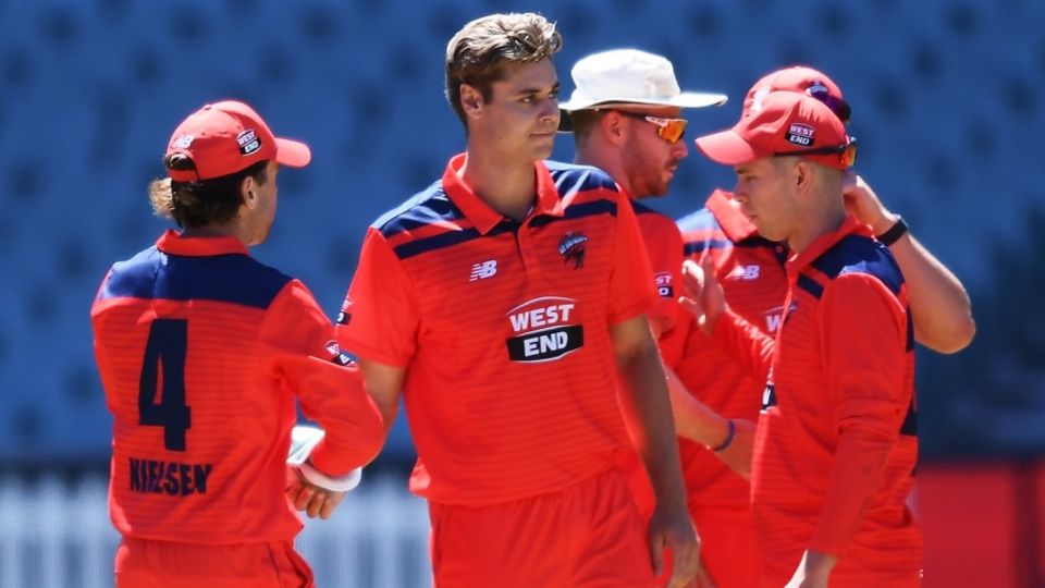 Spencer Johnson impressed again as he picked two wickets
