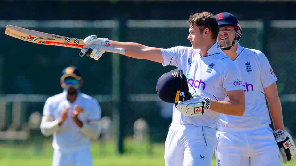 Jamie Smith scored a century for England Lions in Galle