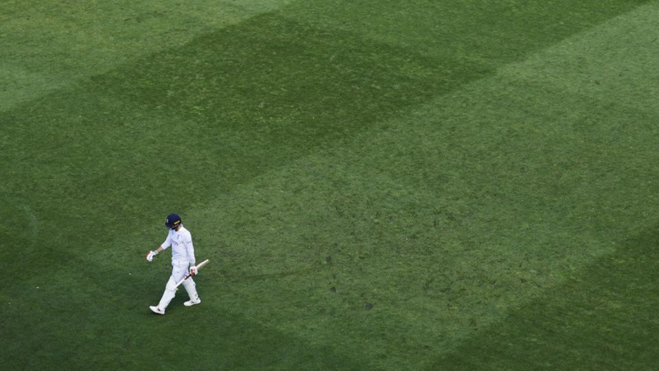 Ben Foakes cut a lonely figure as he left the field at Wellington, during England's one-run loss in his most recent Test