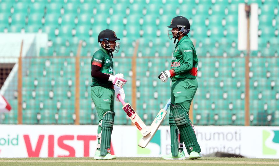 Shakib and Mushfiqur Rahim scored fifties
