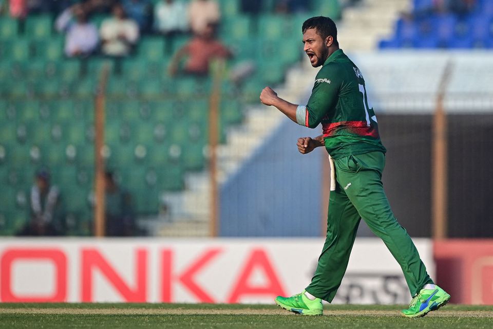 Shakib Al Hasan produced a fine all-round display in Bangladesh's 50-run win