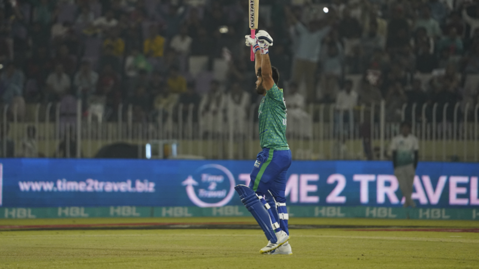 Usman Khan reached his hundred off 36 balls