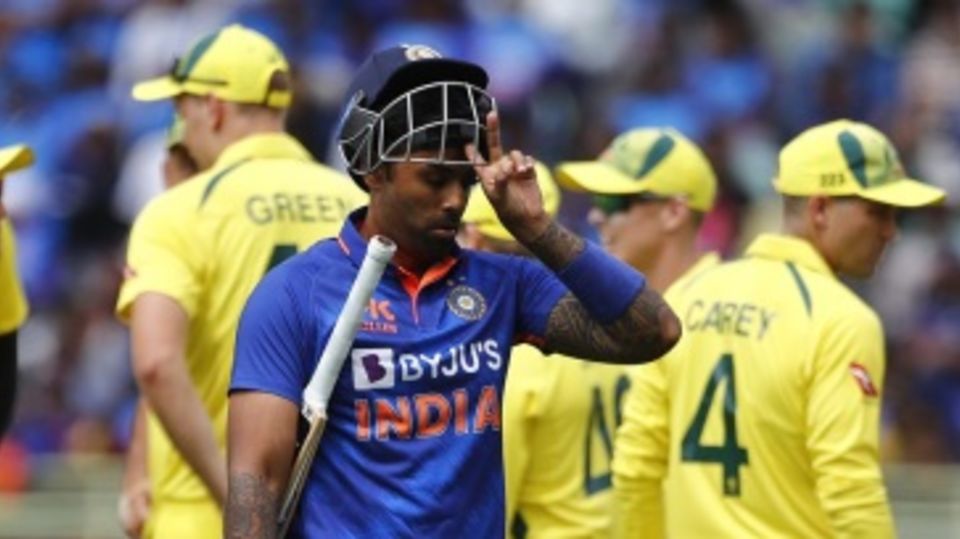 Suryakumar Yadav departed for a first-ball duck again