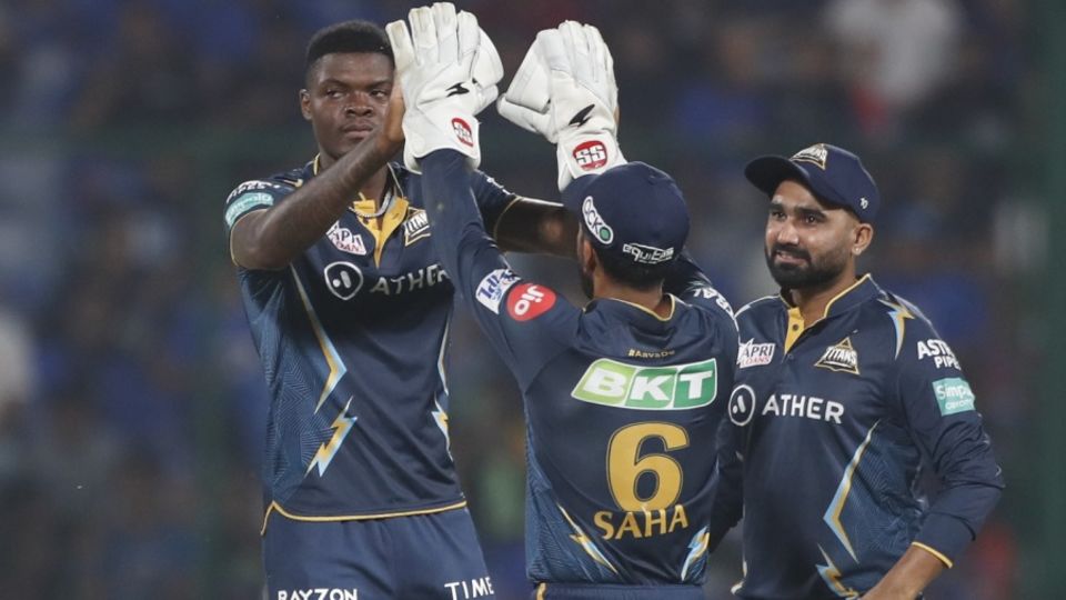 Alzarri Joseph struck twice in two balls