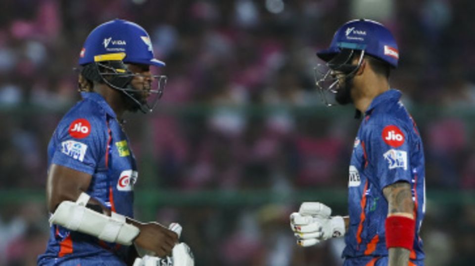 Kyle Mayers and KL Rahul picked up speed after a quiet powerplay