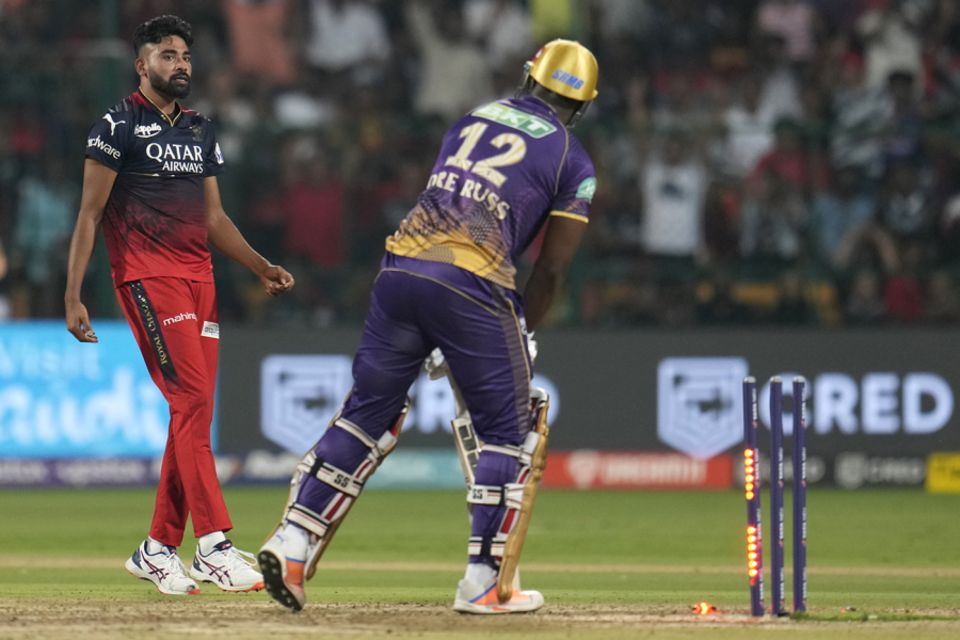 "Mohammed Siraj's seam presentation is as good as I've seen it, and he's bowling a good bouncer. Add that to the fact he's bowling quick, and no wonder he is challenging the top order"