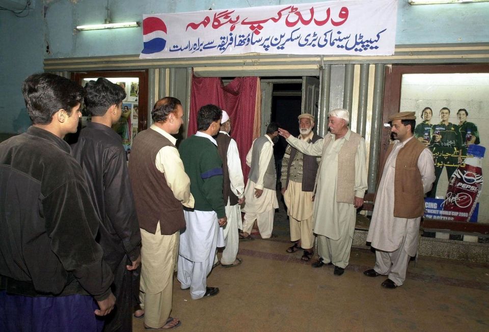 Enter at your own risk: this Peshawar theatre was packing crowds of almost a thousand people for Pakistan matches
