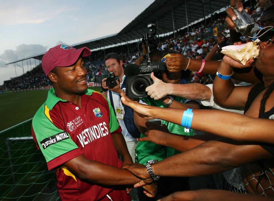 Brian Lara could only reached 18 in his final innings but the thrilling match was a fine send-off