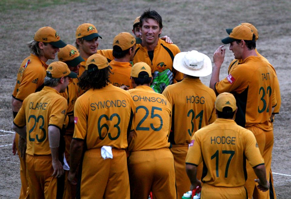 Glenn McGrath: "I'd be disappointed if the focus is on 15 or 20 minutes at the end rather than the way we've played throughout the tournament"