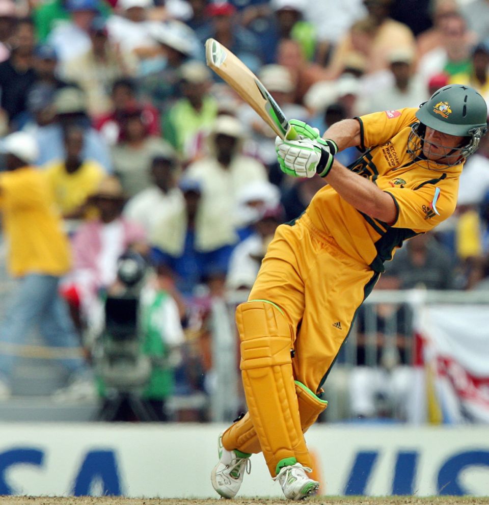 As far as retirement goes, Adam Gilchrist has "never made a decision when feeling really low or after a great high"