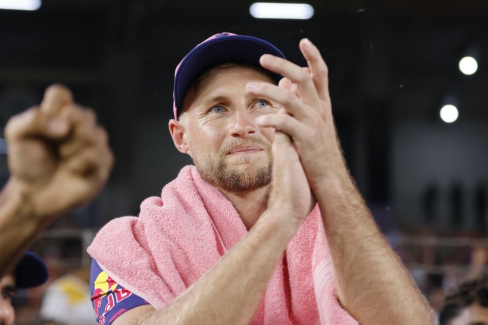 Drinks on me: Root has spent most of his season with Rajasthan Royals watching from the sidelines