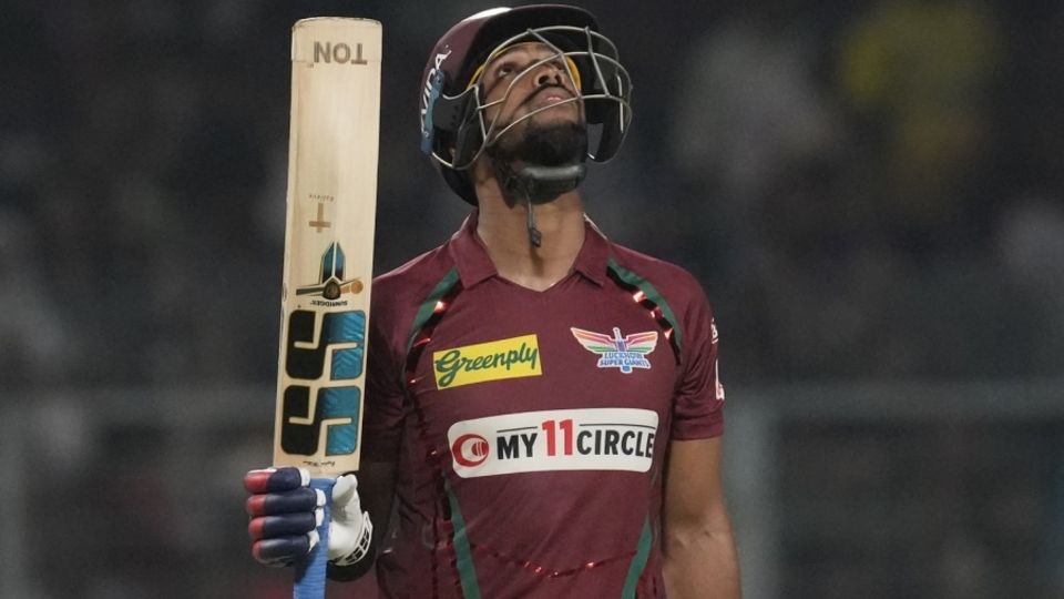 Nicholas Pooran hit a 28-ball fifty to lift LSG to a competitive total