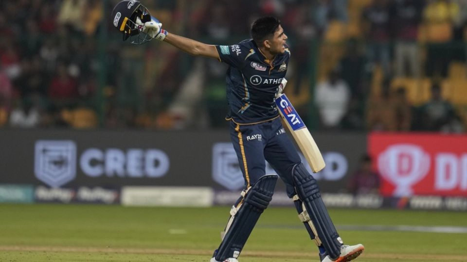 Shubman Gill brought up the win and his back-to-back IPL tons with a six