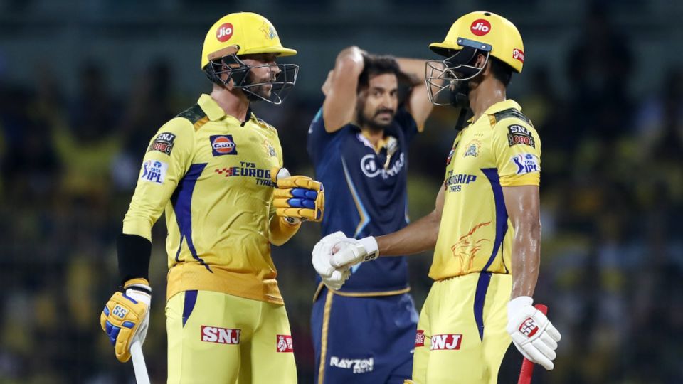 Devon Conway and Ruturaj Gaikwad have a chat