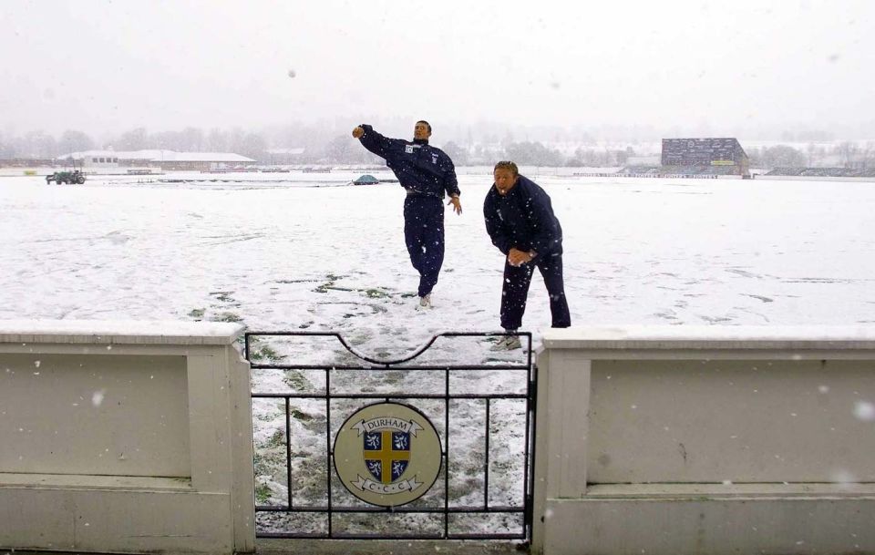 Batters can't read a snow ball out the hand