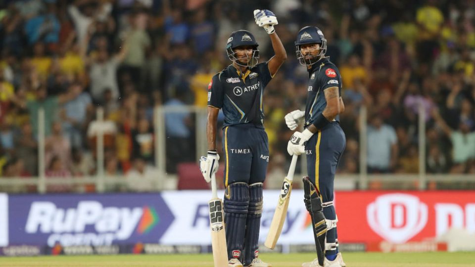 Chennai's Sai Sudharsan brought his best foot forward against Chennai Super Kings