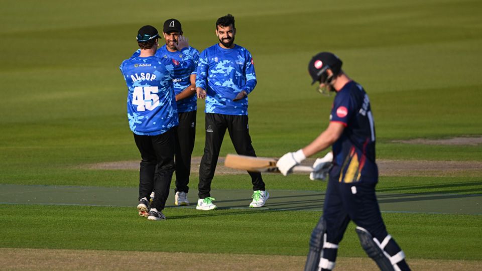 Shadab Khan took two wickets in two balls