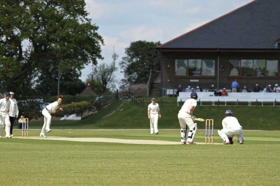 Head bowls at the Newclose ground. "His self-belief really stood out," one of his team-mates from then says. "And his presence, which isn't a particularly tangible quality, but seeing it live, you realised this person was going to do things"